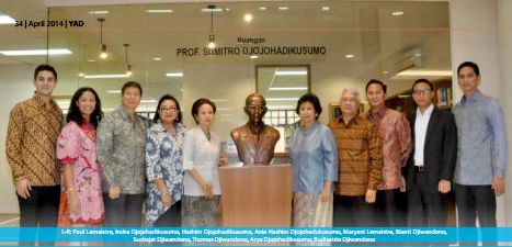 Inauguration of the Sumitro Djojohadikusumo Resource & Learning Center (RLC- FEUI)