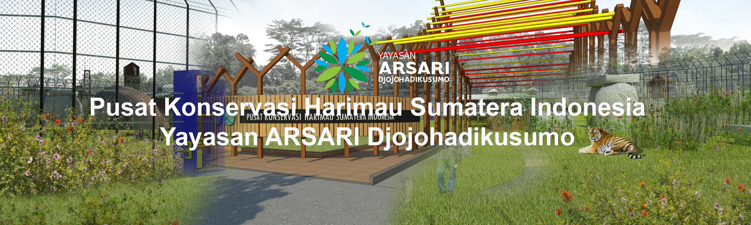 Siteplan – Indonesian Sumatran Tiger Conservation Center, Yayasan ARSARI Djojohadikusumo
