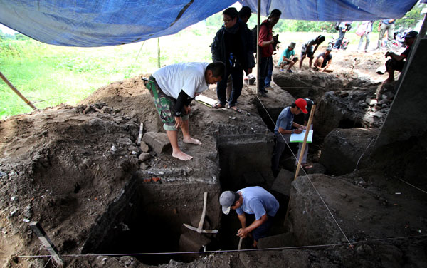 Struktur Candi Mataram Hindu Ditemukan