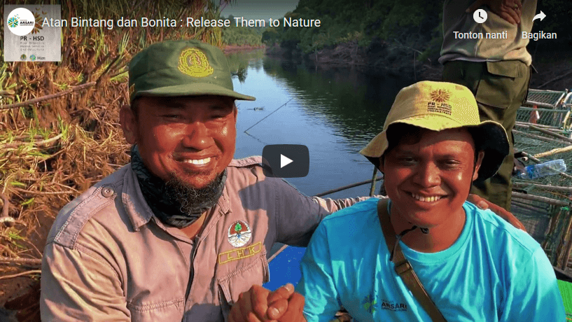 Atan Bintang dan Bonita : Release Them to Nature
